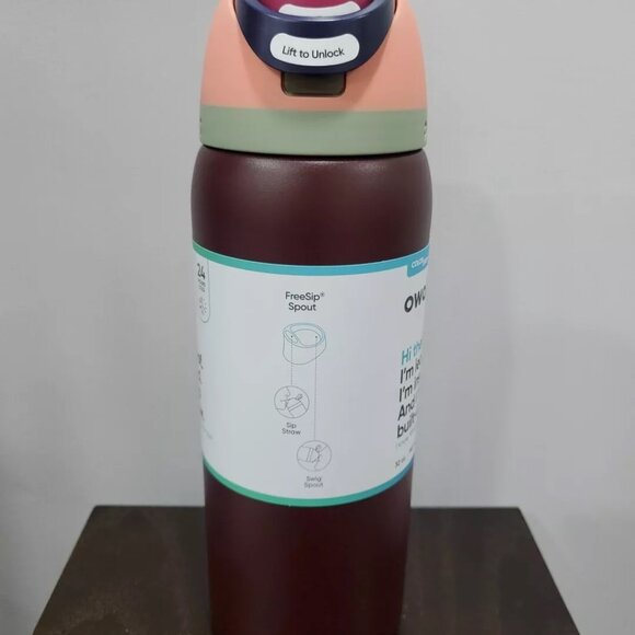 Owala FreeSip Stainless Steel Bottle / 32oz / Color: Velvet Moon - SHIPS NOW! - Picture 4 of 4